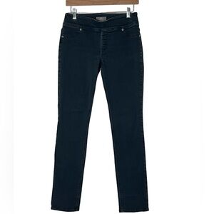Chico’s | Charcoal stretch mid-rise slim straight jeans size small
